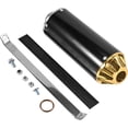 thumbnail image 1 of Trkimal 28mm Exhaust Muffler for CRF50 XR50 KLX SSR Thumpstar TTR YCF Lifan Apollo dbx18 50cc 70cc 90cc 110cc 125cc Chinese Pit Dirt Bike Parts (Yellow), 1 of 5