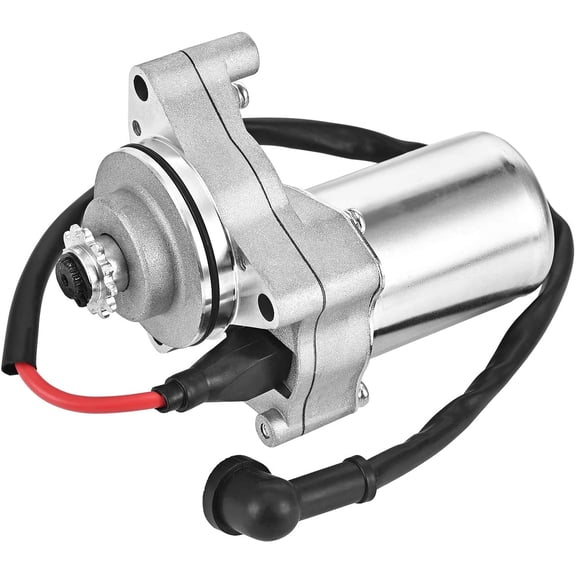 Trkimal 3 bolt Starter Motor with cable for 50cc 70 cc 90cc 100 cc 110cc 125 cc Dirt Bikes Go Karts ATVs Pit Bike Dune Buggy Sandrail Quad 4 Wheelers SSR Roketa Taotao Coolster Jonway SunL