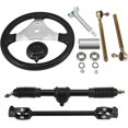 thumbnail image 1 of Trkimal 300mm Steering Wheel Tie Rod Rack Adjustable Shaft Tie Rod Kits for Go Kart ATV UTV 110cc 125cc 140cc 150cc, 1 of 7