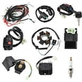 thumbnail image 1 of Trkimal Complete Wiring Harness kit Electrics Wire Loom Assembly with Full Copper Wire Stator CDI regulator ignition switch, ATV switch For 4-Stroke GY6 125cc 150cc Pit Bike Scooter ATV Quad Go Kart, 1 of 6
