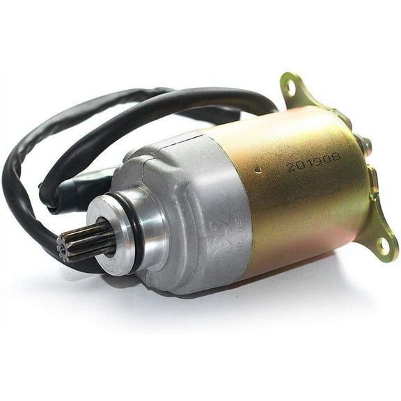 Trkimal GY6 125cc 150cc Starter Motor with Wire Cable, Compatible with Go Karts, ATV, Scooter, Moped
