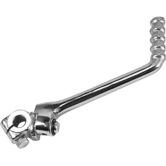 Trkimal Kick Starter Lever for Chinese 50cc 70cc 90cc 110cc 125cc YX 140cc 160cc Atomik CB CG 200cc 250cc Chinese Thumpstar Zongshen Lifan Pit Dirt Trail Bike Kickstarter (Silver, 13MM)