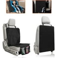thumbnail image 1 of Trobo Car Seat Protector + Back Seat Cover for Kids Feet, Durable Waterproof Carseat Cover for Child Car Seat & Kick Mats Backseat Protector for Leather Seats, Fits Most Vehicles, Travel Accessories, 1 of 7