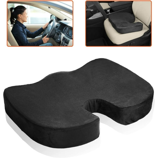Trobo Seat Cushion, Car Pillow for Driving Seat to Improve Sciatica, Coccyx, Hip and Tailbone