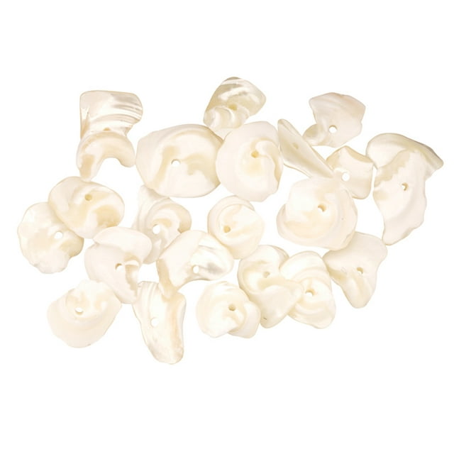 Trochus Shell Chips Shell Beads 10~13mm 100Gram/pack (2-pack Value Bundle), SAVE $1
