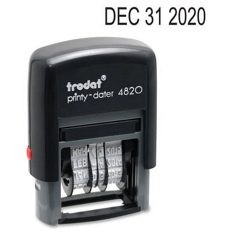 Printy Economy Date Stamp, Self-Inking, 1.63 Printy Economy Date Stamp, Self-Inking, 1.63