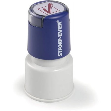 Trodat-1PK Trodat Pre-Inked Check Mark Icon Stamp - Text Stamp - "Received" - 0.75" Impression Diameter - 50000