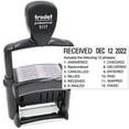thumbnail image 1 of Trodat 5117 Professional 12-Message Stamp w/Dater, Self-Inking, Black Ink Color, 1 of 2