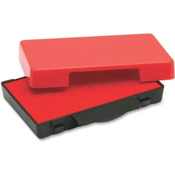 Trodat E4822 Replacement Red Ink Pad 1 Each - Red Ink - Plastic