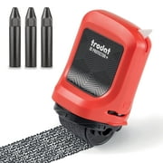 Trodat ID Protector+ Ink Roller   Identity Theft Protection Roller Stamp with Integrated Box & Letter Opener 3in1   incl. 3 Refill Inks