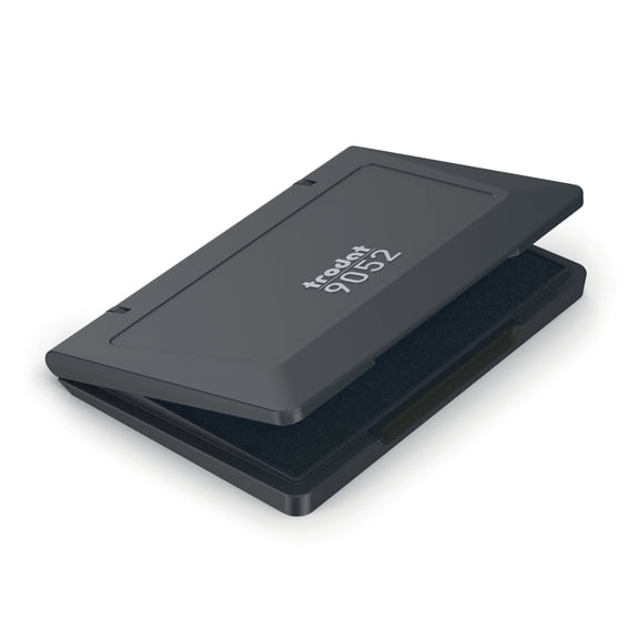 Trodat Stamp Pad 9052, Black Ink, for Hand Stamps – Size 2.75" x 4.5" (110 x 70mm)