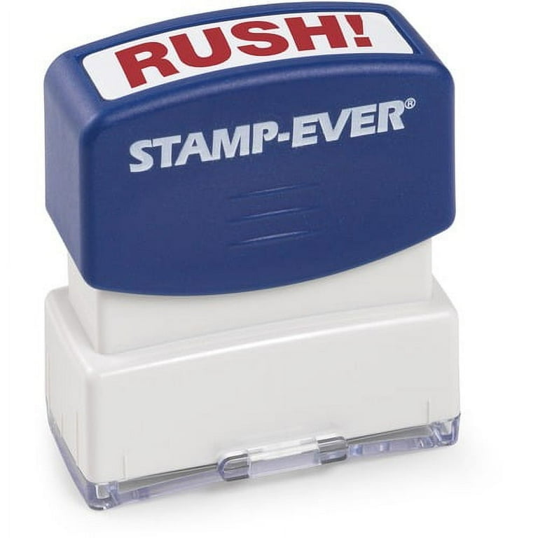 Trodat Pre-Inked RUSH! Stamp - Text Stamp - Trodat Pre-Inked RUSH! Stamp - Text Stamp -