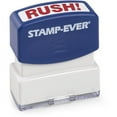 thumbnail image 1 of Trodat Pre-Inked RUSH! Stamp - Text Stamp - "RUSH!" - 1.69" Impression Width x 0.56" Impression Length - 50000 Impression(s) - Blue - 1 Each - TAA Compliant | Bundle of 5 Each, 1 of 1
