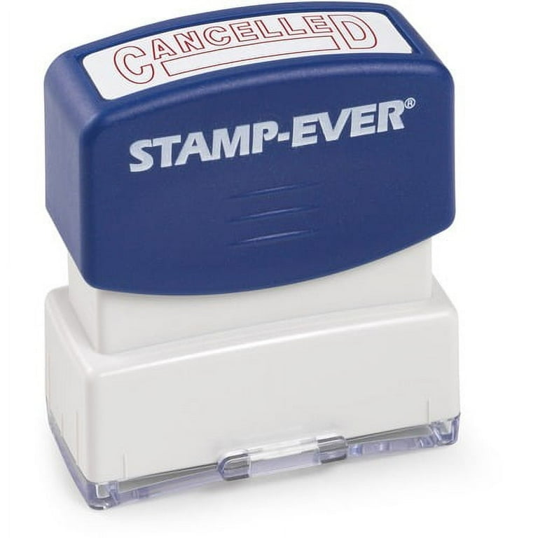 Message Stamp, CANCELLED, Pre-Inked One-Color, Red Message Stamp, CANCELLED, Pre-Inked One-Color, Red