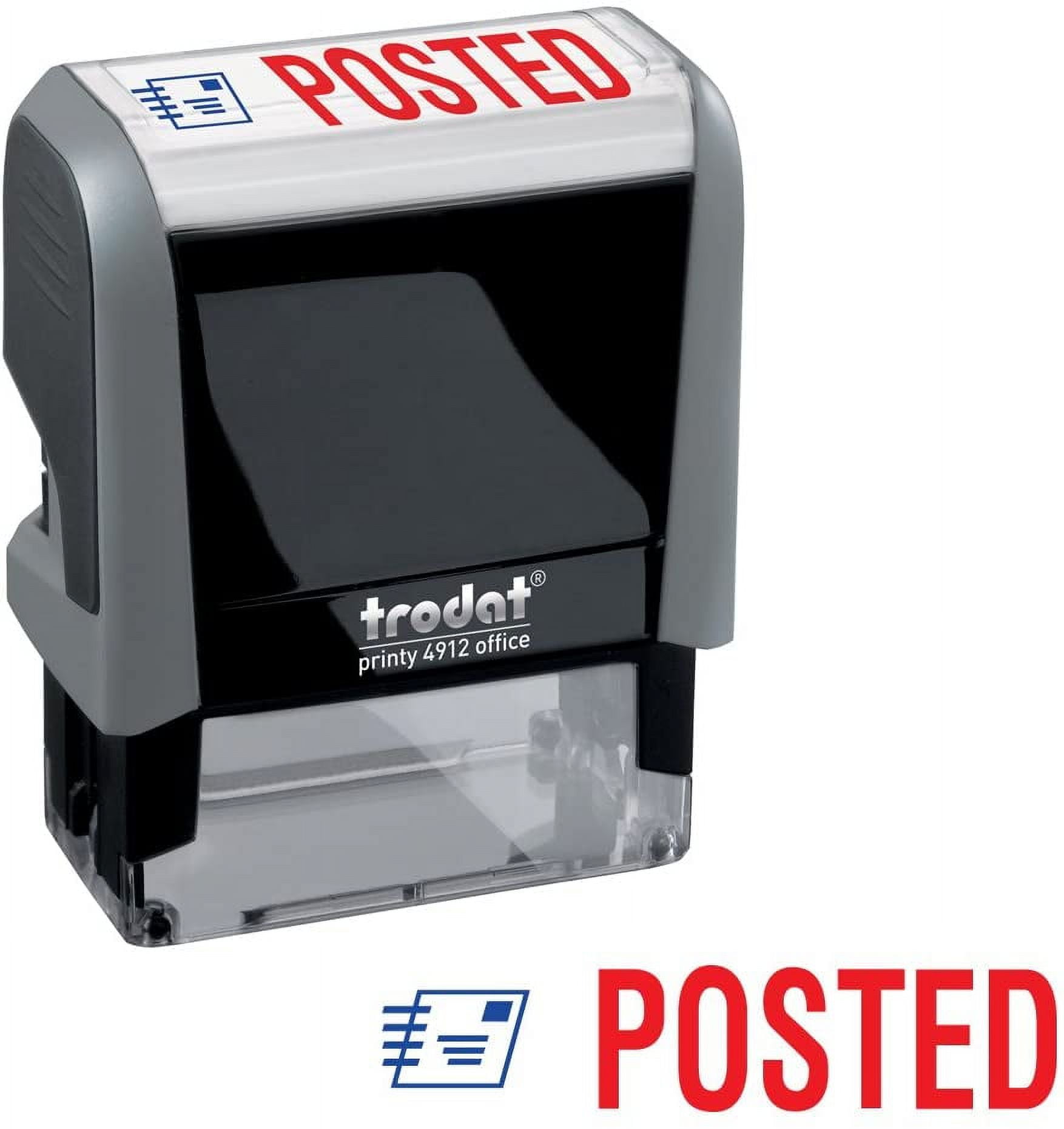 Trodat Printy Self-Inking Stamp - "ORIGINAL" Message In Red & Blue Ink