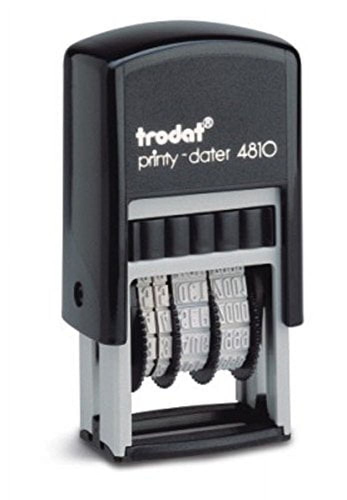 Trodat Printy 4810 Self Inking Date Stamp - Day, Months (in Letters ...