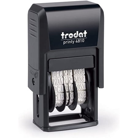 Trodat Printy 4810 Self Inking Date Stamp Pad - RED