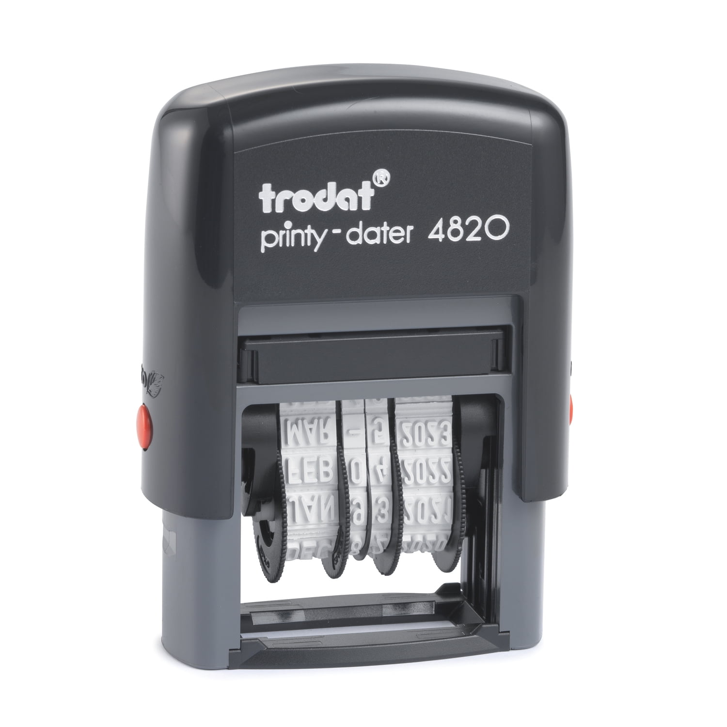 Trodat Printy 4750/L7 Hours Date and Text Stamp – Black