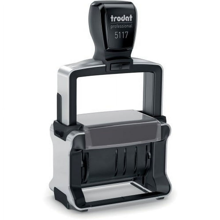 Professional 12-Message Date Stamp, Self-Inking, 2.25 x 0.38, Black Professional 12-Message Date Stamp, Self-Inking, 2.25 x 0.38, Black