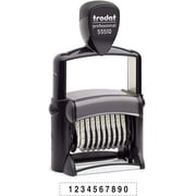 Trodat Professional Numberer, 10 Digit Self-Inking Numbering Stamp, 3/8 x 2 1/4 Inches T55510