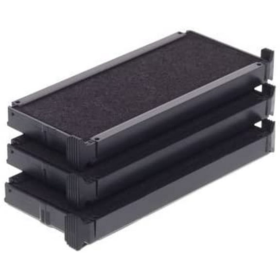 Trodat Replacement Ink Cartridge 6/4914 - pack of 3 Color black