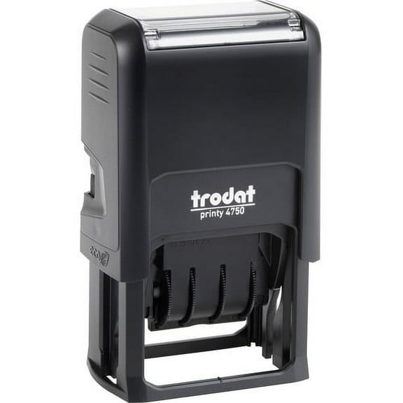 Trodat, USSE4756, EcoPrinty 5-In-1 Date Stamp, 1 Each