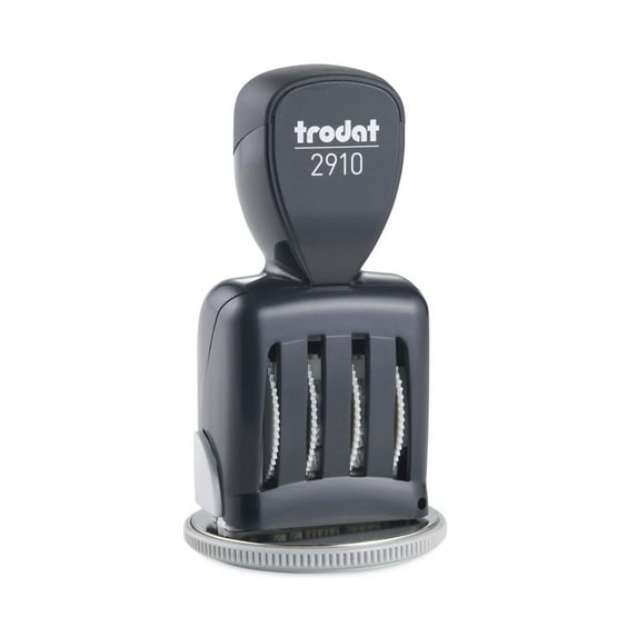Trodat T2910 2 in. Diameter Conventional Time and Date Received Round Stamp