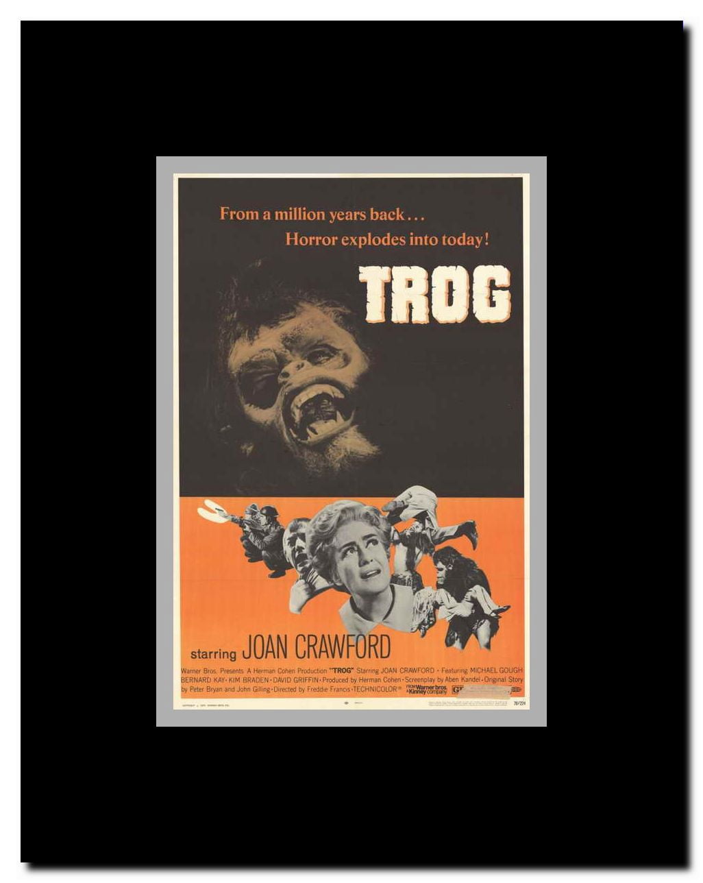 Trog Framed Movie Poster