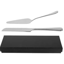 Troglfold 1 Set of Cake Knife Server Set Wedding Cake Cutting Set Party Stainless Steel Cake Knife Set for Birthday,9.25"X0.91"X0.08"