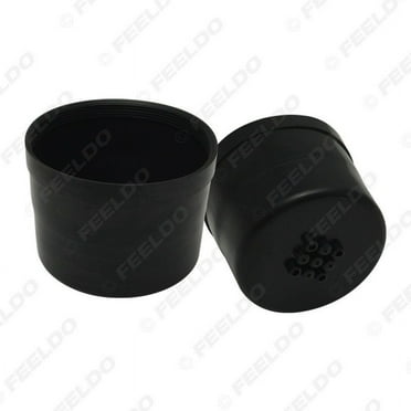 Troglfold 2pcs Universal Car Headlight Dust Cover Cap Truck Headlamp Housing Cap Headlight Sealer For Car Modifications And