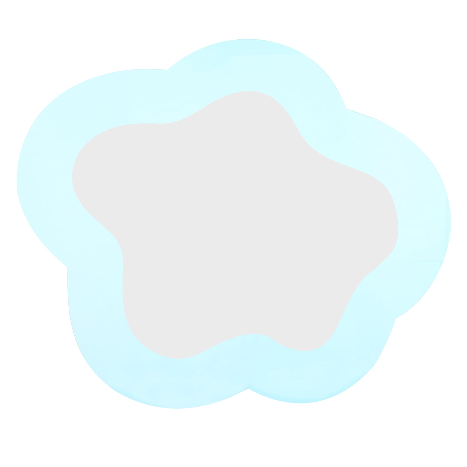 Troglfold Acrylic Mirror Wall 3D Acrylic Cloud Shape Mirror Wall Decor Decorative Mirror Decal for Bedroom Bathroom Playroom,12.01"X10.24"X0.08"