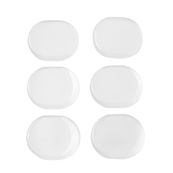 Troglfold Anti-slip Anti-abrasion Silicone Gel DIY Shoes Sticker (6 Pieces)