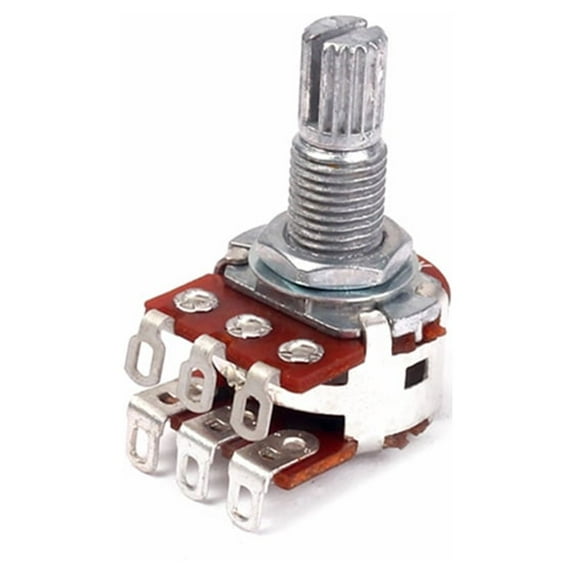 Troglfold B500K Dual Pot Guitar Potentiometer for Electric/Bass Guitar Amps,0.87"X1.14"X0.67"