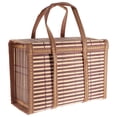 thumbnail image 1 of Troglfold Basket Foldable Double-Handled Picnic Basket Storage,11.81"X7.87"X5.91", 1 of 10