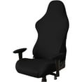 thumbnail image 1 of Troglfold Chair Slipcover Gaming Chair Covers Stretch Washable Office Chair Protector Black,34.65"X24.8"X20.47", 1 of 1
