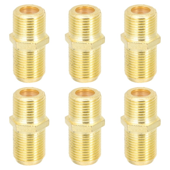 Troglfold Coaxial Cable Connector 6Pcs Coaxial Cable Adapters Female to Female Extender Connectors,0.91"X0.51"X0.51"