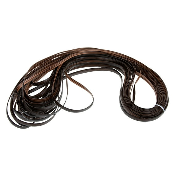 Plastic Rattan Weaving Material for DIY Chair Repair in Coffee Color 1 Roll