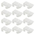 Troglfold Drawer Rail Guides 12pcs Plastic Drawer Track Guides Track Rail Slides Replacement