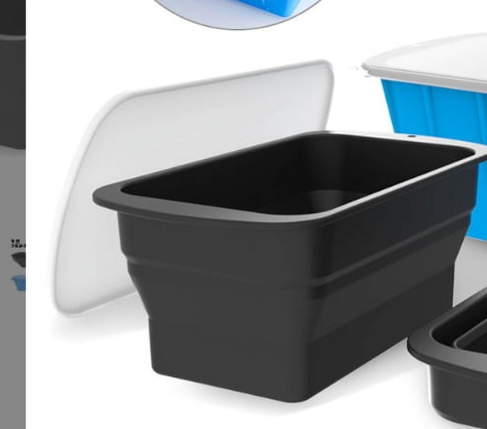 Troglfold Extra Large Silicone Ice Mold for Ice Bath Foldable Easy Release Cold Plunge Ice Cube Making Box Silicone Ice Cube Maker