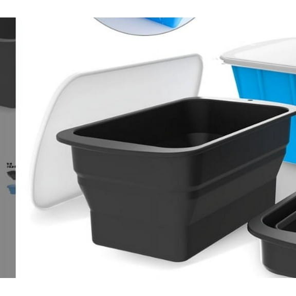 Troglfold Extra Large Silicone Ice Mold for Ice Bath Foldable Easy Release Cold Plunge Ice Cube Making Box Silicone Ice Cube Maker