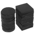 thumbnail image 1 of Troglfold Furniture Sliders 32pcs Furniture Pad Round Square Silicone Table Chair Feet Pads,1"X1"X0.12", 1 of 10