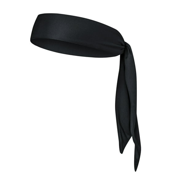 Troglfold Head Tie Sports Headband Tie Headband for Running Working Out Tennis Karate Athletics Pirate Costumes (Black)