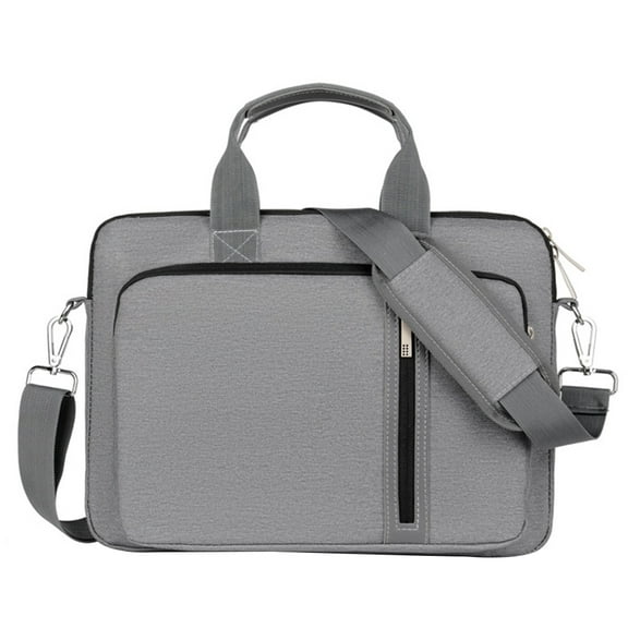 Troglfold Laptop Bag 6-inch Laptop Messenger Bag for Men Grey,15.75"X11.42"X1.38"