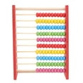 thumbnail image 1 of Troglfold Math Learning Toy 1Pc 10 Rows Wood Abacus Stand Math Learning Toy Kids Early Educational Supply,7.87"X6.1"X2.28", 1 of 11