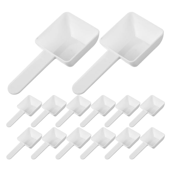 Troglfold Measuring Spoons 20pcs Scoops Plastic Reusable Laundry Powder Scoops Spices Measuring Spoons,3.74"X1.77"X0.98"