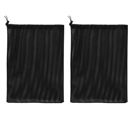 Troglfold Pond Pump Mesh Bag 2Pcs Fish Tank Pump Filter Bag Large Drawstring Pump Mesh Bags for Swimming Pool,16.14"X12.2"X0.04"