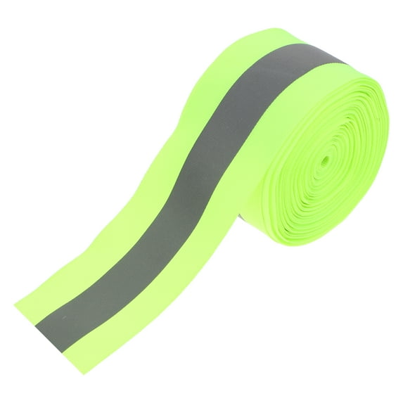 Troglfold Reflective Ribbon High Visibility Reflective Ribbon Sew On Tape - Light Green,393.7"X1.97"X0.04"