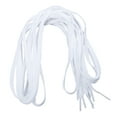 thumbnail image 1 of Troglfold White Shoe Strap Polyester Wide Shoe Laces for Athletic Sneakers (2 Pairs),62.99"X0.31"X0.08", 1 of 11