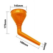 Troglfold Wide Mouth Oil Funnel Refueling Tool Car Funnel Flexible Oil Funnel Right Angle Funnel Flexible Funnel Automotive Funnel