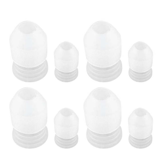 Troglfold baking tool 20Pcs Standard Couplers Cake Decorating Coupler Tip Coupler Icing Nozzles Couplers for Restaurant Home Bakery White,2.36"X1.46"X1.46"